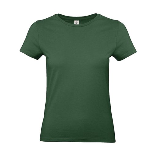 Női rövid ujjú póló B&C #E190 /women T-Shirt -S, Sötétzöld