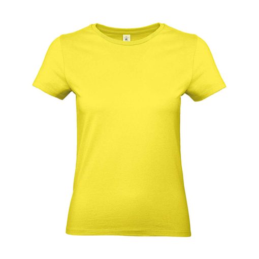 Női rövid ujjú póló B&C #E190 /women T-Shirt -XS, Napsárga