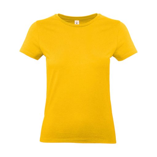 Női rövid ujjú póló B&C #E190 /women T-Shirt -S, Aranysárga