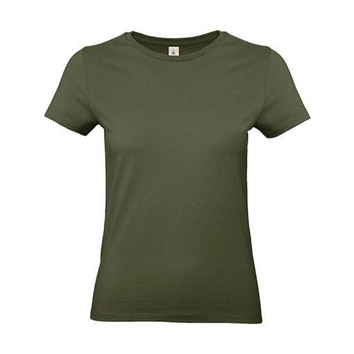 Női rövid ujjú póló B&C #E190 /women T-Shirt -XS, Városi khaki