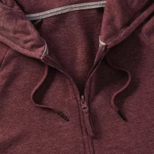 Női kapucnis hosszú ujjú pulóver Russell Europe Ladies\' HD Zipped Hood Sweat XS, Fekete