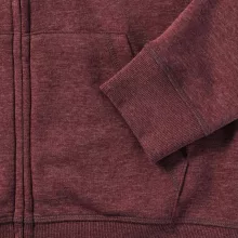 Női kapucnis hosszú ujjú pulóver Russell Europe Ladies\' HD Zipped Hood Sweat 2XL, Zöld marl