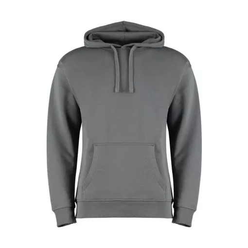 Férfi kapucnis hosszú ujjú pulóver Kustom Kit Regular Fit Hoodie XL, Sötétszürke marl