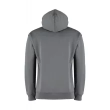 Férfi kapucnis hosszú ujjú pulóver Kustom Kit Regular Fit Hoodie XL, Sötétszürke marl