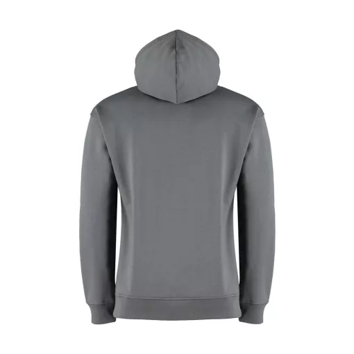 Férfi kapucnis hosszú ujjú pulóver Kustom Kit Regular Fit Hoodie 3XL, Sötétszürke marl