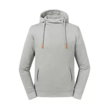 Női kapucnis hosszú ujjú organikus pulóver Russell Europe Pure Organic High Collar Hooded Sweat