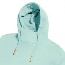 Női kapucnis hosszú ujjú organikus pulóver Russell Europe Pure Organic High Collar Hooded Sweat
