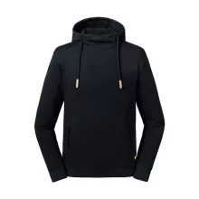 Női kapucnis hosszú ujjú organikus pulóver Russell Europe Pure Organic High Collar Hooded Sweat