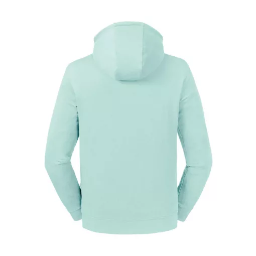 Női kapucnis hosszú ujjú organikus pulóver Russell Europe Pure Organic High Collar Hooded Sweat