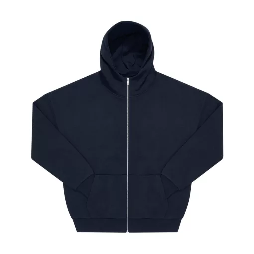 B and C Influence Zip Hood WG003 Navy 3XL