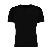 Férfi rövid ujjú póló Kustom Kit Regular Fit Cooltex Contrast Tee L, Fekete/Fekete