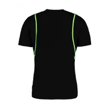 Férfi rövid ujjú póló Kustom Kit Regular Fit Cooltex Contrast Tee L, Fekete/Fluorescent Lime zö