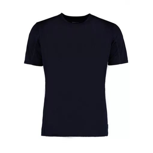 Férfi rövid ujjú póló Kustom Kit Regular Fit Cooltex Contrast Tee XL, Sötétkék (navy)/Sötétkék
