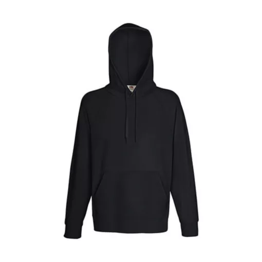 Férfi Pulóver Kapucnis Hosszú ujjú Fruit of the Loom Lightweight Hooded Sweat   Világos grafits
