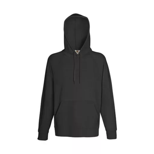 Férfi Pulóver Kapucnis Hosszú ujjú Fruit of the Loom Lightweight Hooded Sweat   Narancssárga