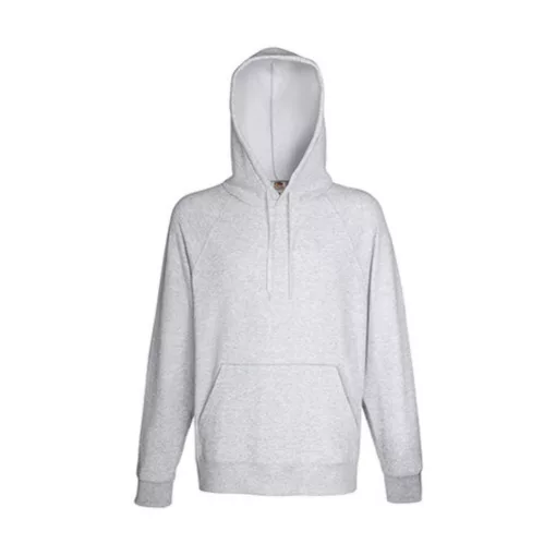 Férfi Pulóver Kapucnis Hosszú ujjú Fruit of the Loom Lightweight Hooded Sweat   Narancssárga