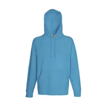 Férfi Pulóver Kapucnis Hosszú ujjú Fruit of the Loom Lightweight Hooded Sweat   Sötétzöld   ure