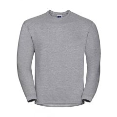 Uniszex hosszú ujjú pulóver munkaruha Russell Europe Workwear Set-In Sweatshirt XS, Világos Oxf