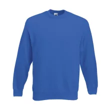 Uniszex Pulóver  Hosszú ujjú Fruit of the Loom Premium Set In Sweat   Fekete   urespolo.hu