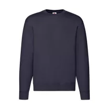 Uniszex Pulóver  Hosszú ujjú Fruit of the Loom Premium Set In Sweat   Mély sötétkék (navy)   ur