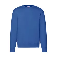 Uniszex Pulóver  Hosszú ujjú Fruit of the Loom Premium Set In Sweat   Király kék   urespolo.hu