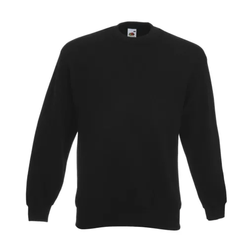 Uniszex Pulóver  Hosszú ujjú Fruit of the Loom Premium Set In Sweat   Piros   urespolo.hu