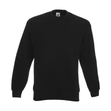 Uniszex Pulóver  Hosszú ujjú Fruit of the Loom Premium Set In Sweat   Oliva zöld   urespolo.hu