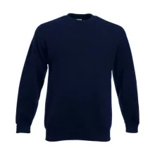 Uniszex Pulóver  Hosszú ujjú Fruit of the Loom Classic Set In Sweat   Fehér   urespolo.hu