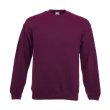Uniszex Pulóver  Hosszú ujjú Fruit of the Loom Classic Set In Sweat   Fehér   urespolo.hu