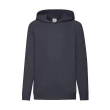 Gyerek Pulóver Kapucnis Hosszú ujjú Fruit of the Loom Lightweight Hooded Sweat Kids   Mély söté
