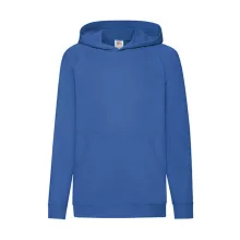 Gyerek Pulóver Kapucnis Hosszú ujjú Fruit of the Loom Lightweight Hooded Sweat Kids   Királykék
