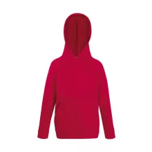 Gyerek Pulóver Kapucnis Hosszú ujjú Fruit of the Loom Lightweight Hooded Sweat Kids   Piros   u