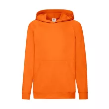 Gyerek Pulóver Kapucnis Hosszú ujjú Fruit of the Loom Lightweight Hooded Sweat Kids   Narancssá