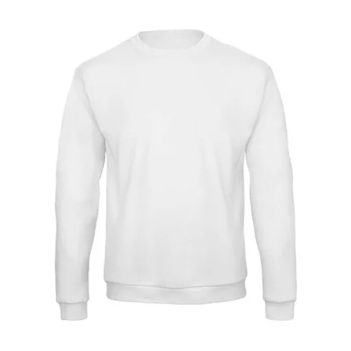 Férfi Felső  hosszú ujjú B&C Crewneck Sweatshirt Unisex - WUI23   Fehér   urespolo.hu