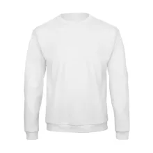 Férfi Felső  hosszú ujjú B&C Crewneck Sweatshirt Unisex - WUI23   Fehér   urespolo.hu