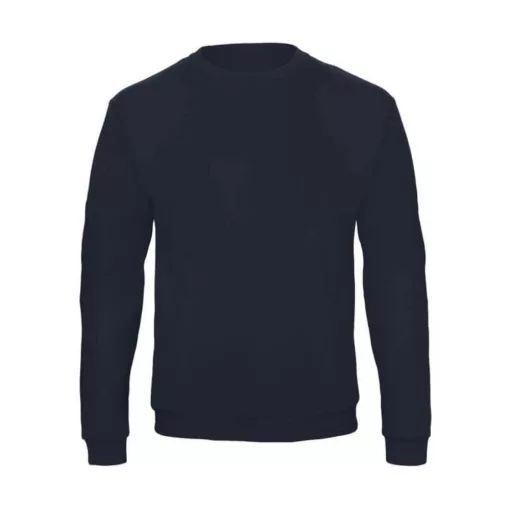 Férfi Felső  hosszú ujjú B&C Crewneck Sweatshirt Unisex - WUI23   Fehér   urespolo.hu
