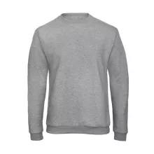 Férfi Felső  hosszú ujjú B&C Crewneck Sweatshirt Unisex - WUI23   Fekete   urespolo.hu