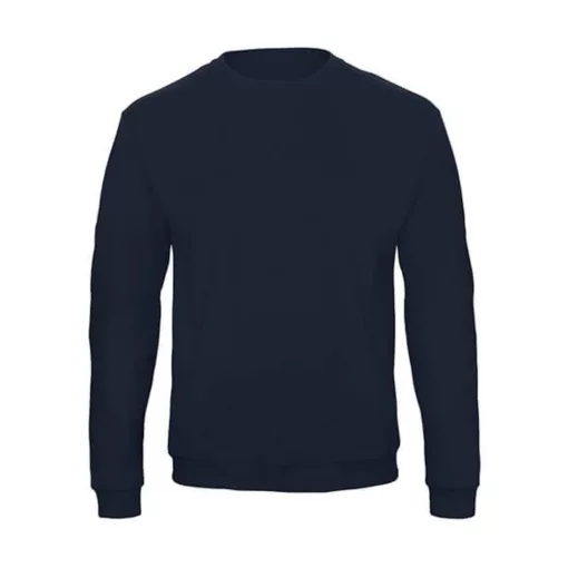 Férfi Felső  hosszú ujjú B&C Crewneck Sweatshirt Unisex - WUI23   Sötétkék (navy)   urespolo.hu