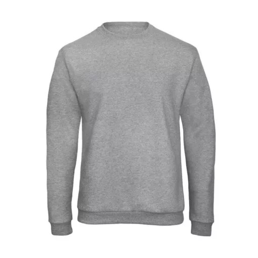Férfi Felső  hosszú ujjú B&C Crewneck Sweatshirt Unisex - WUI23   Piros   urespolo.hu