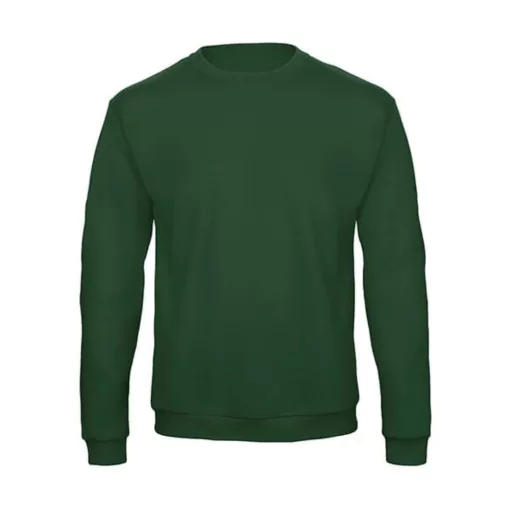 Férfi Felső  hosszú ujjú B&C Crewneck Sweatshirt Unisex - WUI23   Sötétzöld   urespolo.hu