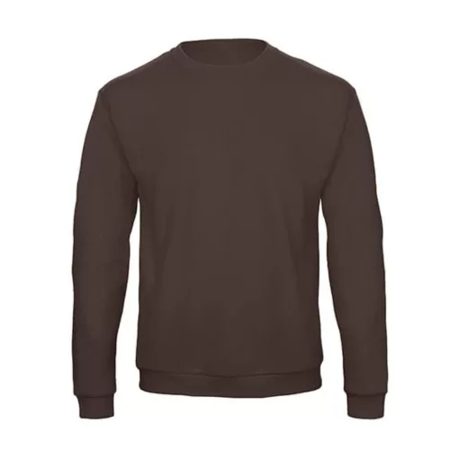 Férfi Felső  hosszú ujjú B&C Crewneck Sweatshirt Unisex - WUI23   Barna   urespolo.hu