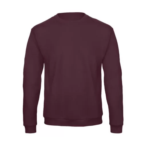 Férfi Felső  hosszú ujjú B&C Crewneck Sweatshirt Unisex - WUI23   Barna   urespolo.hu
