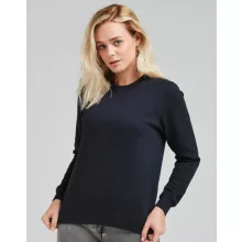 Női hosszú ujjú pulóver SG Ladies' Crew Sweat 2XL, Fekete