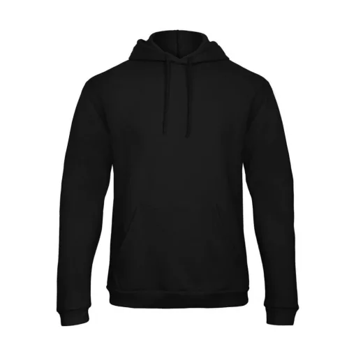 Férfi kapucnis hosszú ujjú pulóver B and C ID.203 50/50 Hooded Sweatshirt Unisex XL, Fekete