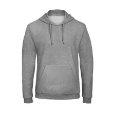 Férfi kapucnis hosszú ujjú pulóver B and C ID.203 50/50 Hooded Sweatshirt Unisex XL, Heather sz
