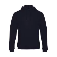 Férfi kapucnis hosszú ujjú pulóver B and C ID.203 50/50 Hooded Sweatshirt Unisex XL, Sötétkék (