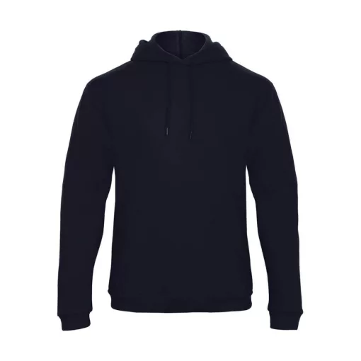 Férfi kapucnis hosszú ujjú pulóver B and C ID.203 50/50 Hooded Sweatshirt Unisex XL, Sötétkék (