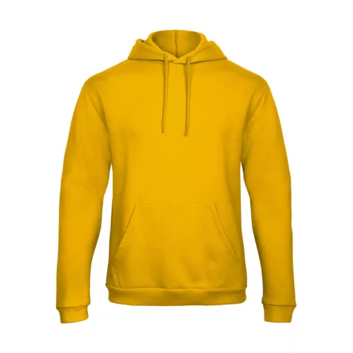 Férfi kapucnis hosszú ujjú pulóver B and C ID.203 50/50 Hooded Sweatshirt Unisex XL, Aranysárga