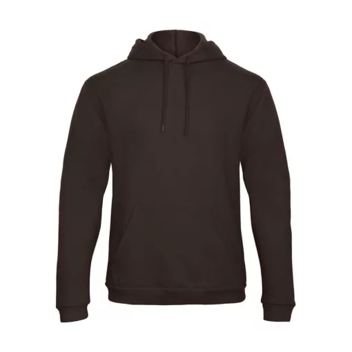 Férfi kapucnis hosszú ujjú pulóver B and C ID.203 50/50 Hooded Sweatshirt Unisex XL, Barna