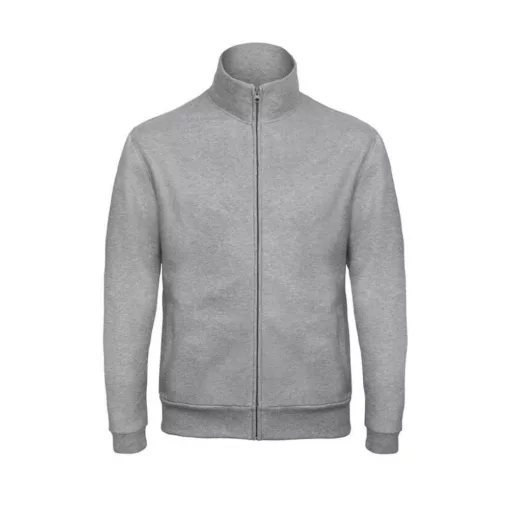 Férfi Felső  hosszú ujjú B&C Full Zip Sweatjacket Unisex - WUI26   Piros   urespolo.hu